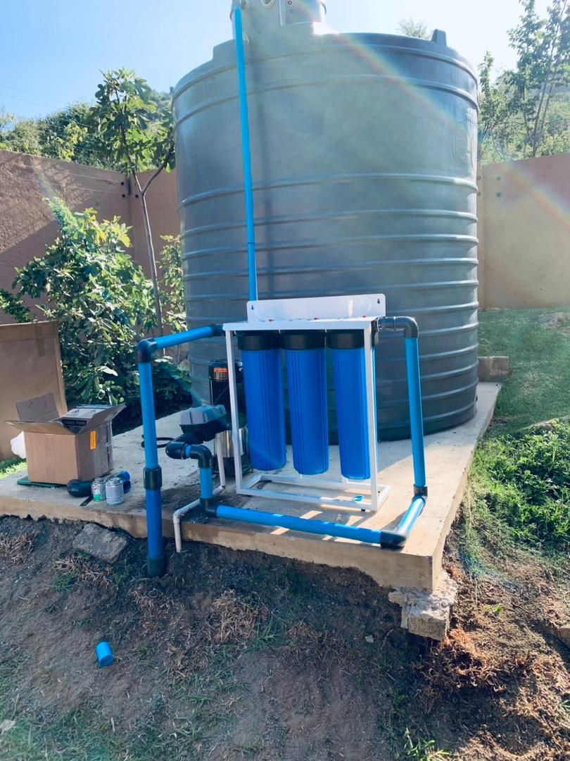 Water filtration system installation